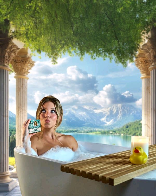 Sydney Sweeney worked with the company Dr. Squatch on a new soap called Sydney’s Bathwater Bliss, which the company says contains a small amount of her actual bath water.Credit...Dr. Squatch